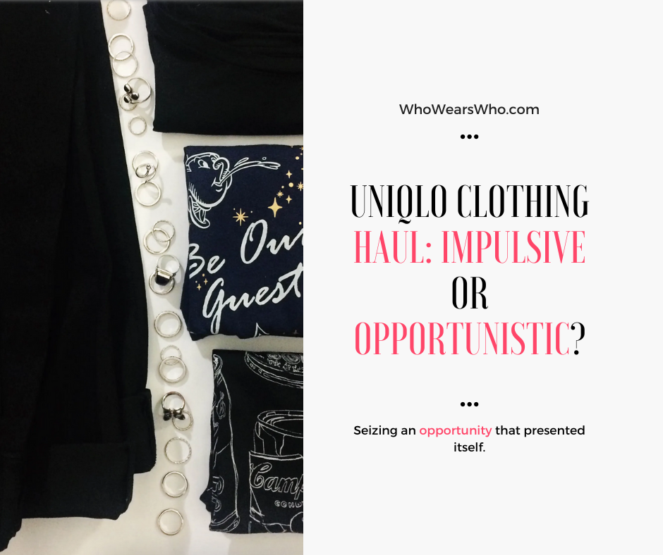 Uniqlo Clothing Haul – Impulsive or Opportunistic Facebook