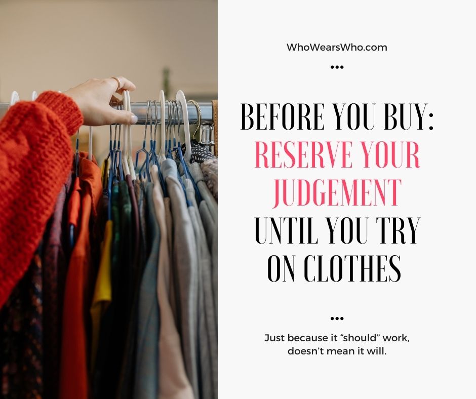 Before You Buy reserve your judgement until you try on clothes Facebook