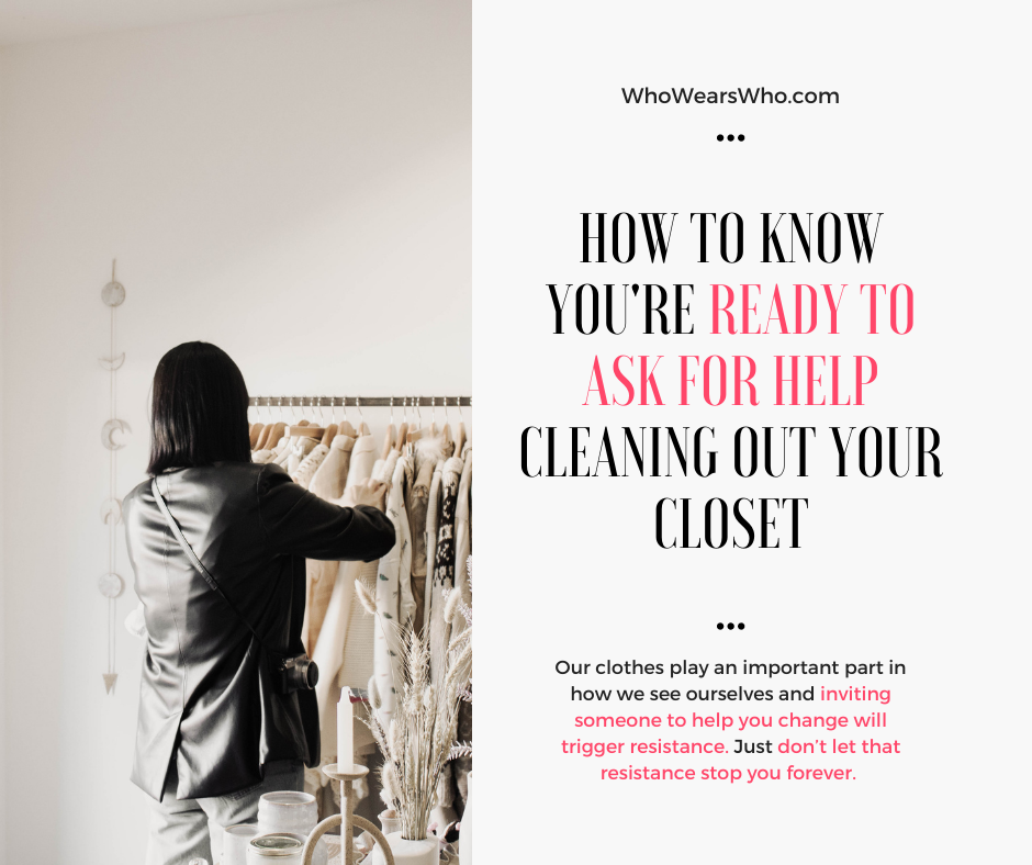 How to know you’re ready to ask for help cleaning out your closet Facebook