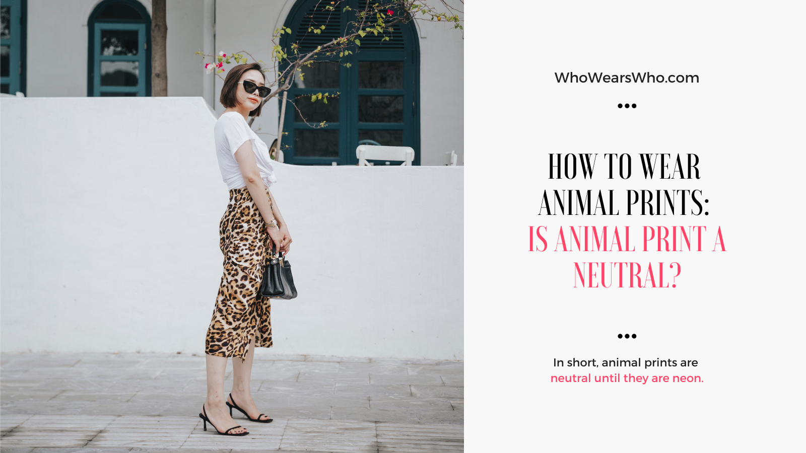 How to wear animal prints is animal print a neutral Twitter