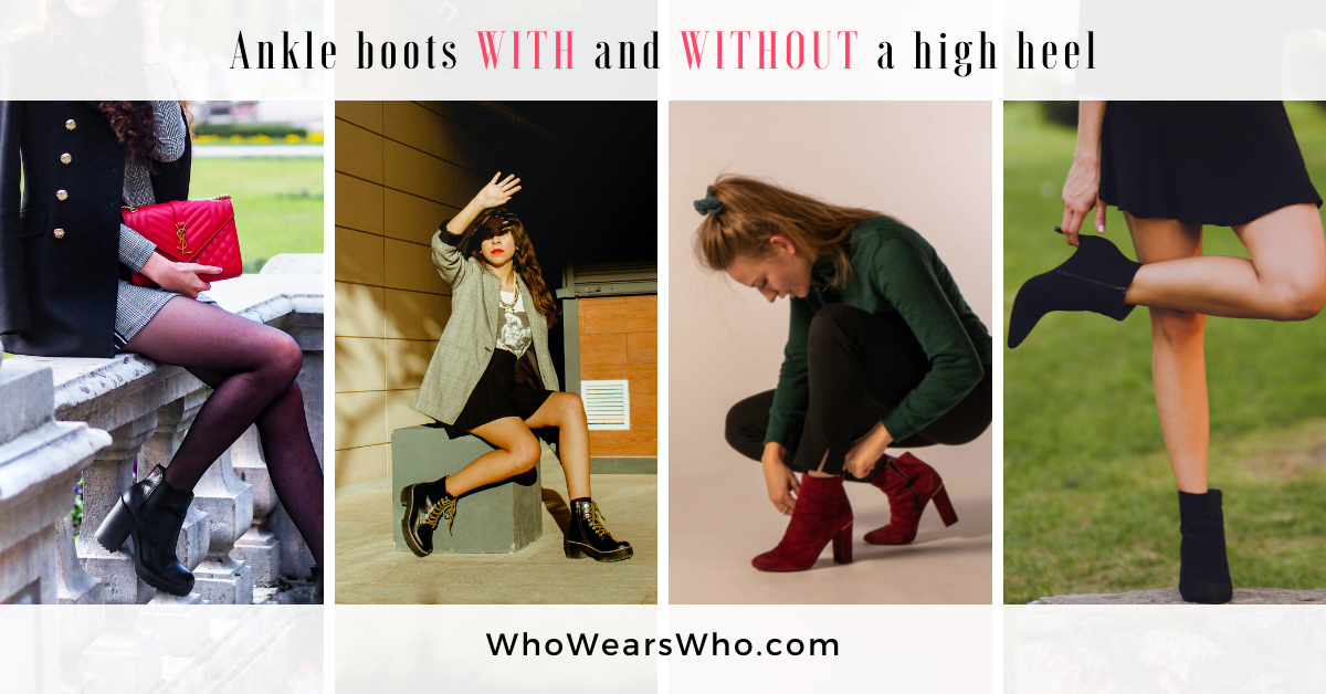 Ankle Boots with and without heels