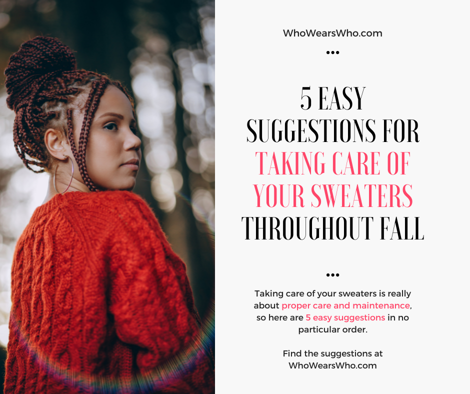 5 easy suggestions for taking care of your sweaters throughout fall Facebook