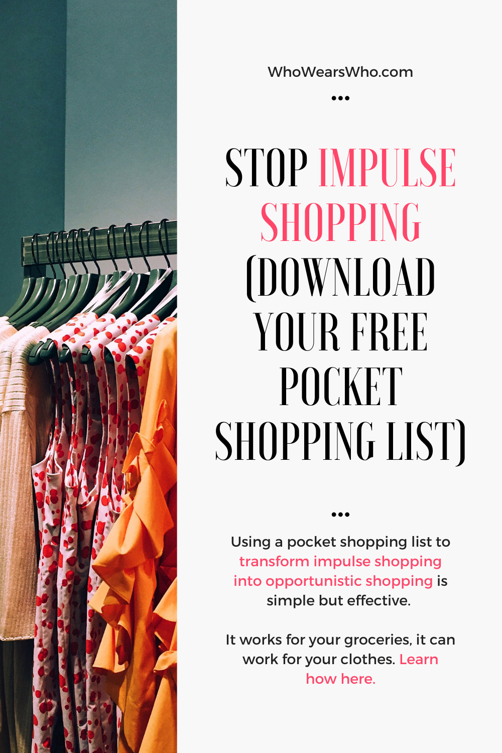 Stop Impulse Shopping