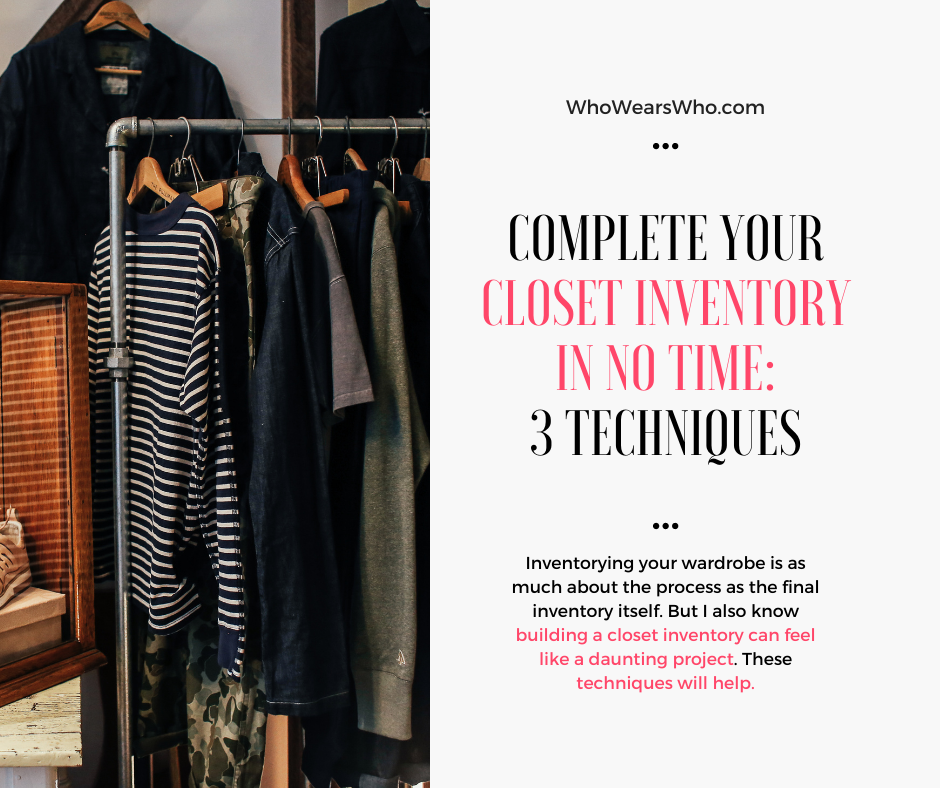 Complete your closet inventory in no time Facebook