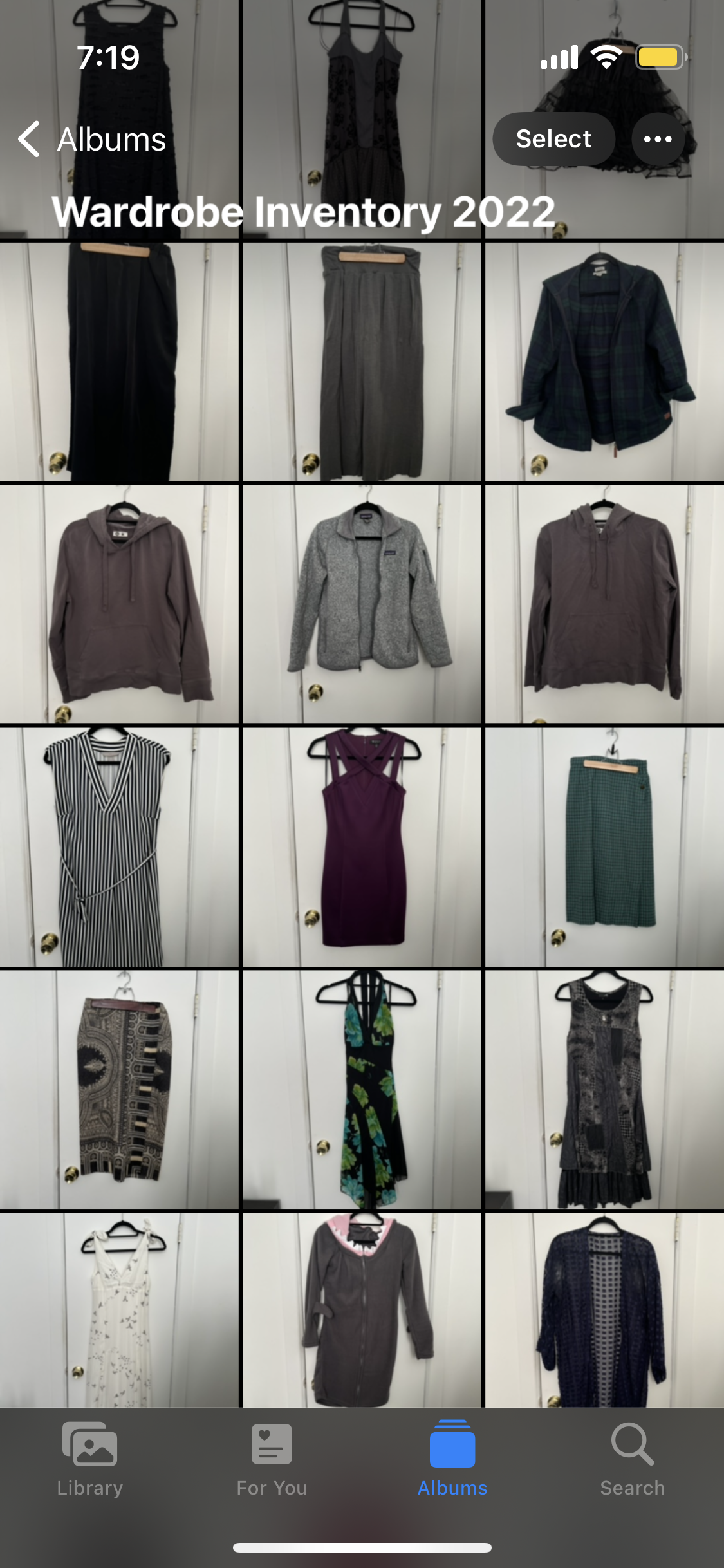 How to inventory your closet Simple Visual Inventory 3