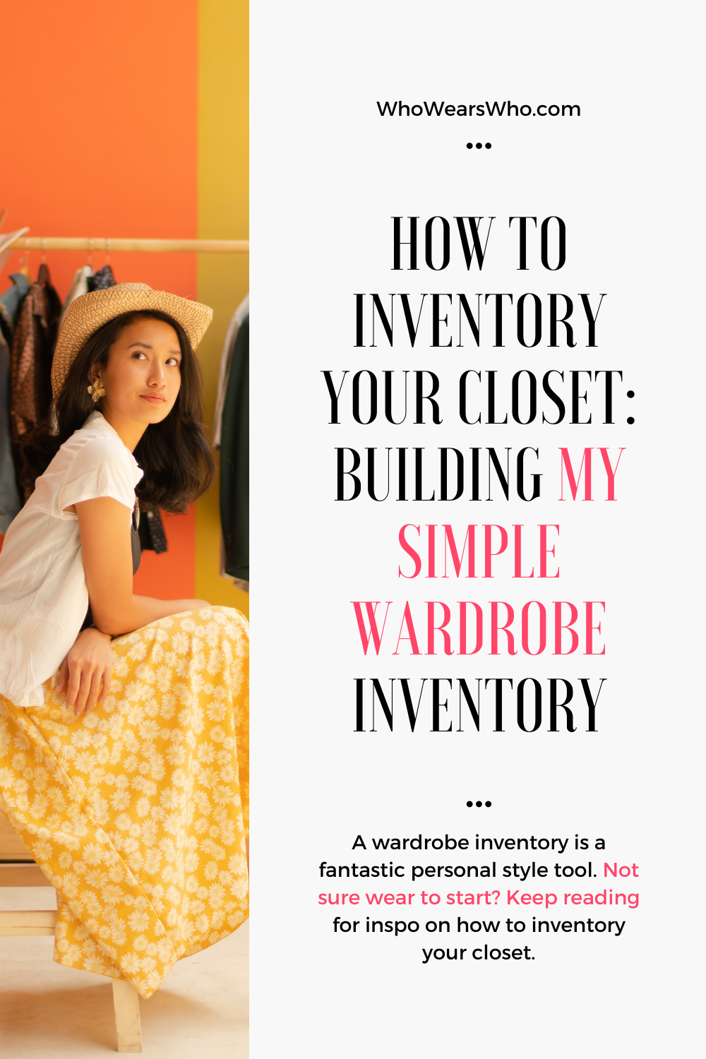 How to inventory your closet