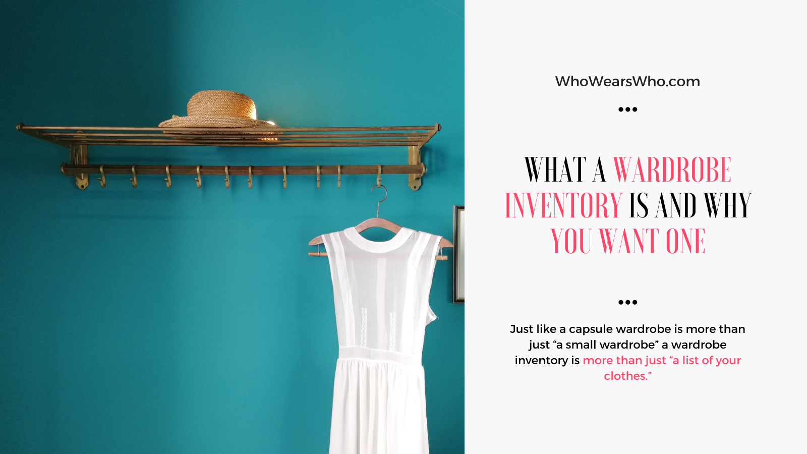 What a wardrobe inventory is and why you want one Twitter