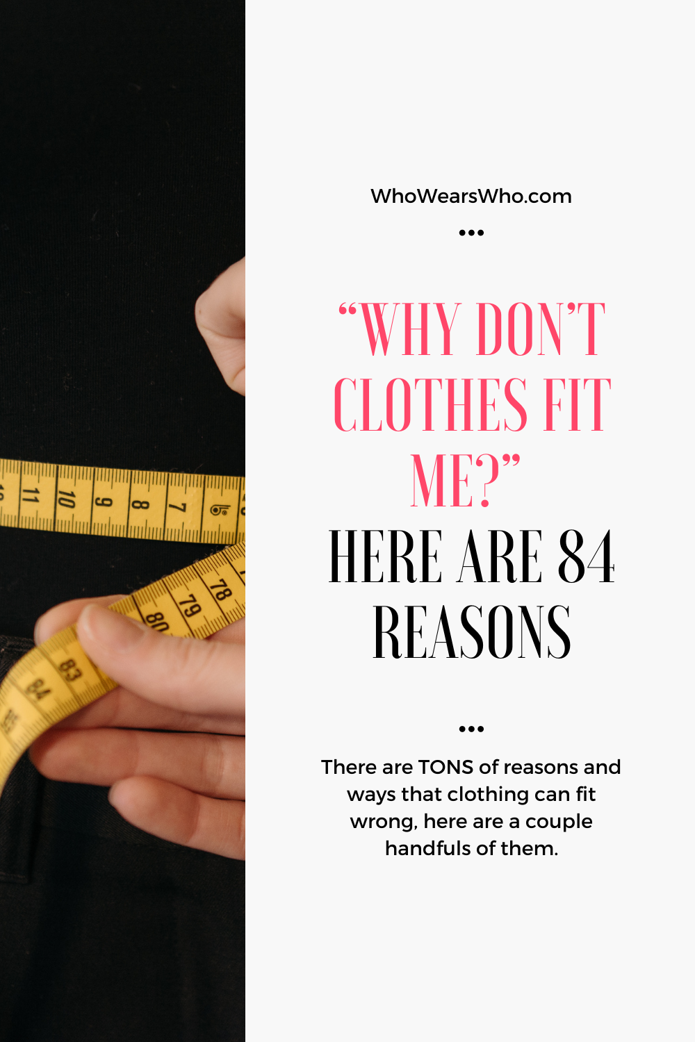 Why don’t clothes fit me Blog