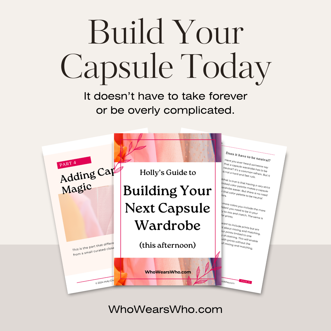 Capsule Wardrobe Guide 1